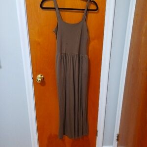 Army green/ dark gray romper